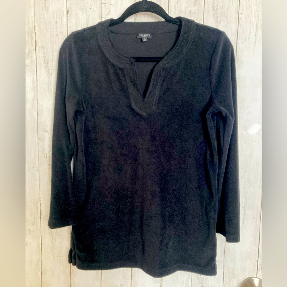 Talbots Terry Cloth Tunic size Petite Medium